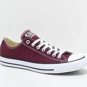 Burgundy converse